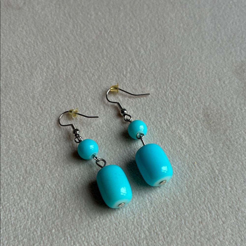 Turquoise Beaded Earrings